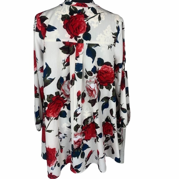 FLOWY & FLORAL Long Sleeve Mini Dress - Picture 9 of 13
